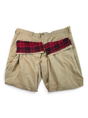 Eddie Bauer Mens Pants 38x30 Legendwash Flannel Lined Classic Fit Chino Khaki